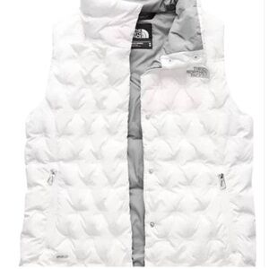 The North Face White Quilted Vest